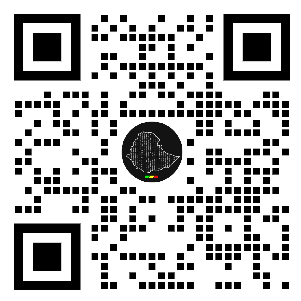 qr Code to Download BinaryAbyssinia Mobile Games or Apps